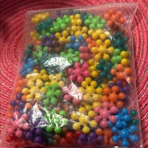 Vibrant Multicolor Building Beads Set for Kids